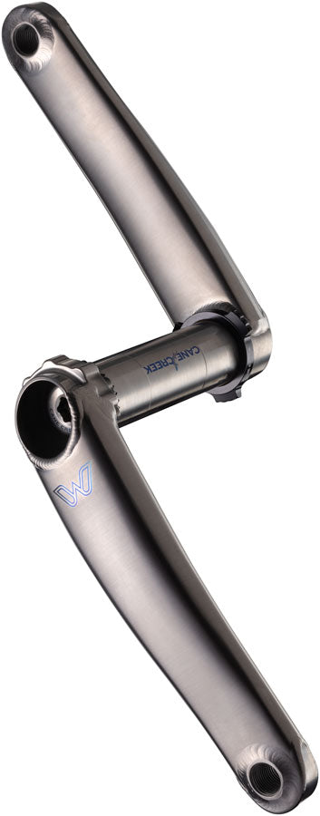 Cane Creek eeWings Mountain Titanium Crankset - 170mm, 8-Bolt Direct Mount, 30mm Spindle, Brushed Titanium