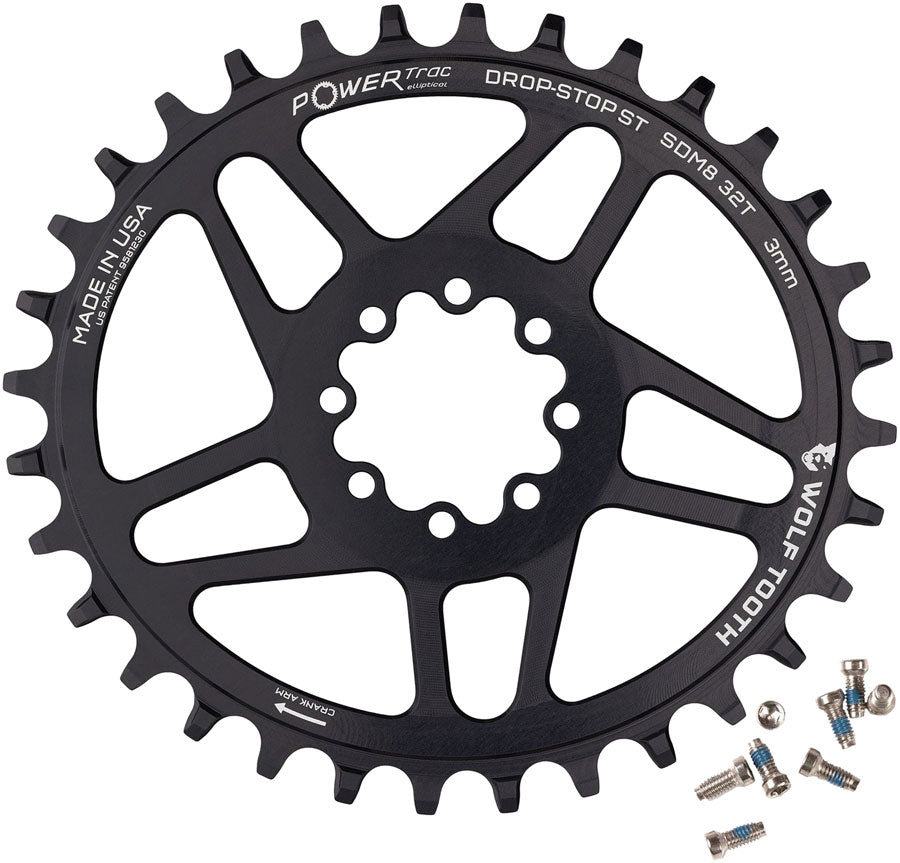 Wolf Tooth Elliptical Direct Mount Chainring 32T