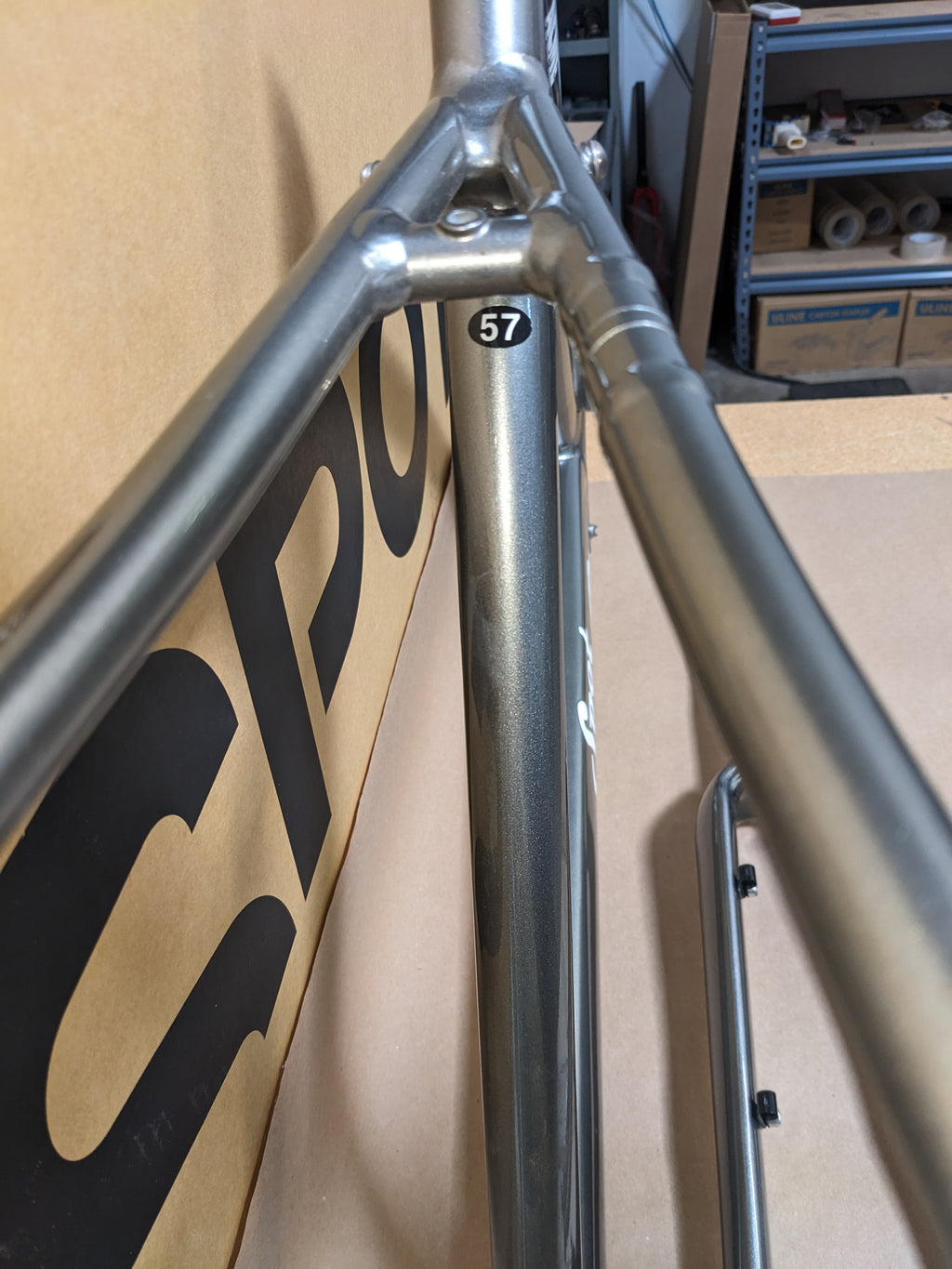 57 Acme Grey Frame and Fork
