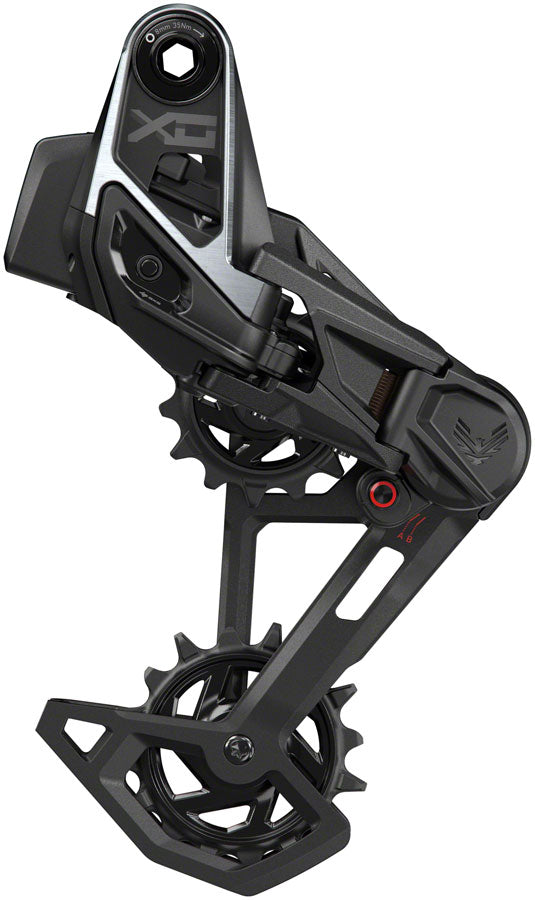 SRAM X0 Eagle T-Type AXS Rear Derailleur - 12-Speed, 52t Max, (Battery Not Included), UDH Hangerless, Aluminum Cage, Black/Silver