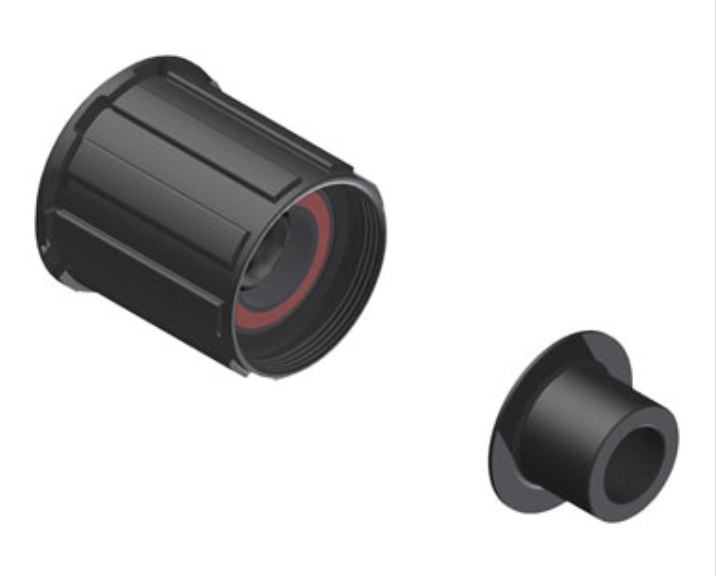 DT Swiss Ratchet Freehub Body - HG 11 MTN, Alloy, Ball Bearing, w/ End Cap, 12 x 142/148 mm