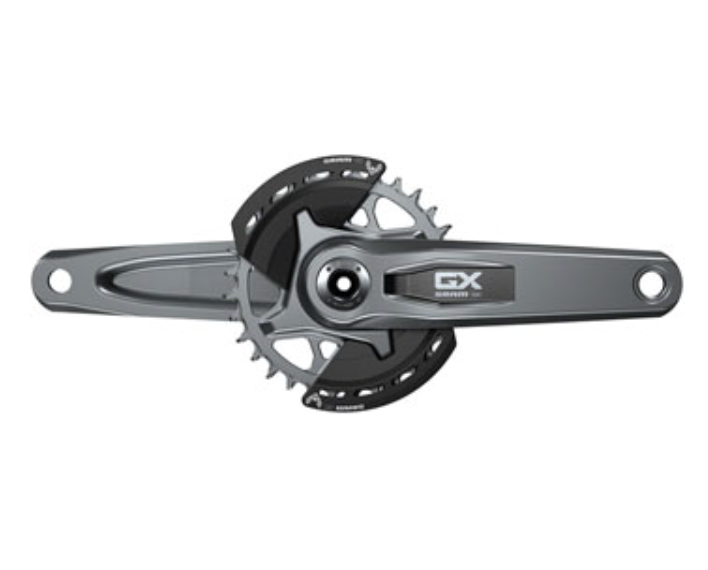 SRAM GX Eagle T-Type Wide Crankset - 165mm, 12-Speed, 30t Chainring, Direct Mount, 2-Guards, DUB Spindle Interface, Dark Polar