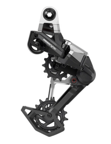 SRAM Eagle 90 T-Type Rear Derailleur - 12-Speed, Long Cage, 52t Max, Full Mount, Aluminum Cage, Black/Silver