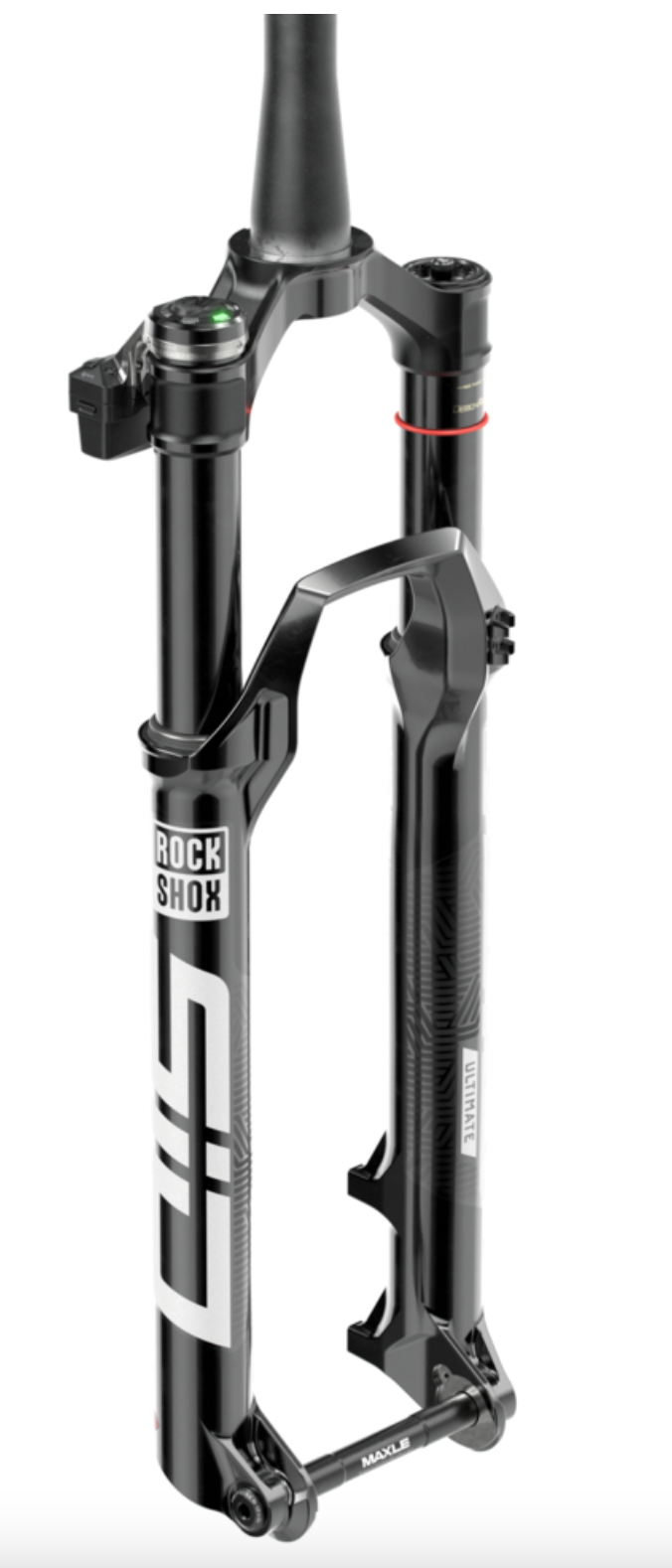 RockShox SID Ultimate Flight Attendant Race Day - 3P Crown 29" Boost™15X110 120mm Gloss Black 44offset Tapered DebonAir(Bolt on Fender,Star nut,MaxleStealth,Battery,USB-C Charger)D2