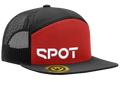 Spot 7-Panel Trucker Red/Black Hat