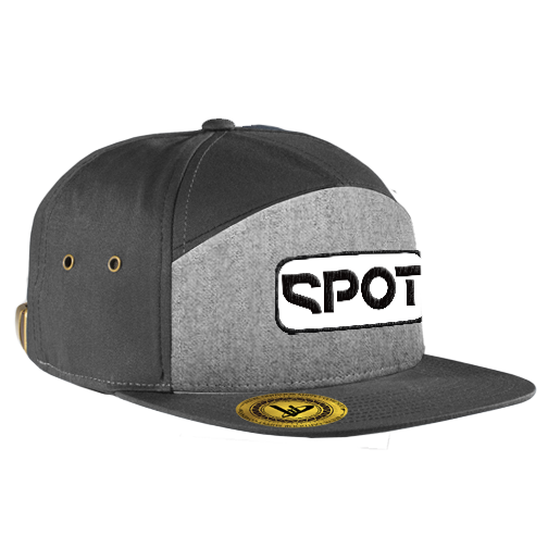 Spot Patch 7-Panel Heather/Black Hat
