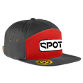 Spot Patch 7-Panel Red/Black Hat