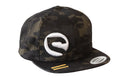 Premium Classic Snapback Hat - Black Camo