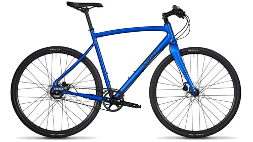 Shelby Blue // Belt drive, internal-gear hub and disc brakes, seen from the drive side
